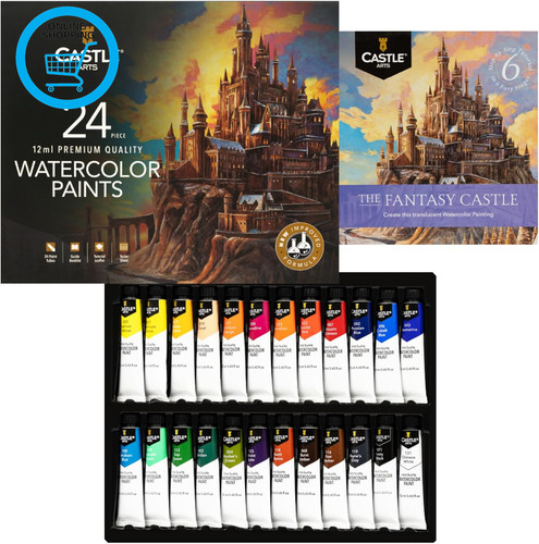 12ml watercolour paint - 24, x