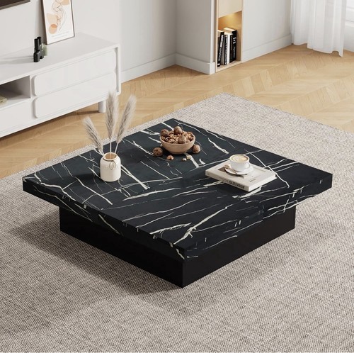 Black marble coffee - black,