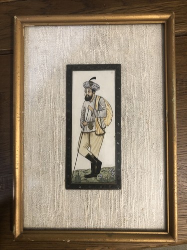 Vintage mughal man portrait - man,