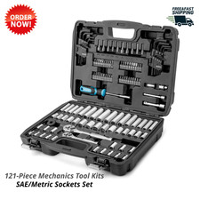 121Pcs Mechanics Tool Kit SAE