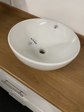 White Ceramic Round Bathroom