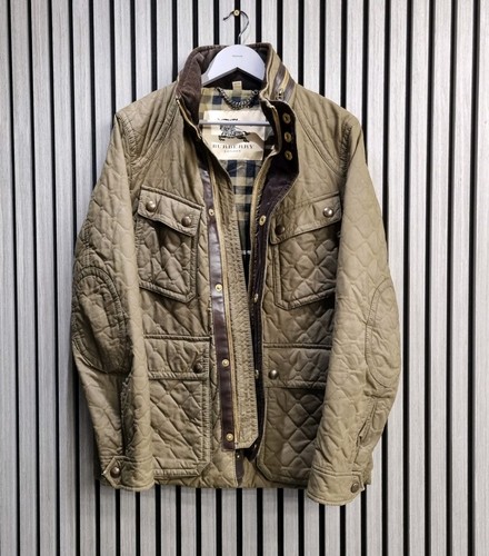 Burberry green quilted wax - burberry,