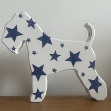 LAKELAND TERRIER Starry Skies Pattern EMMA BRIDGEWATER Display Dog