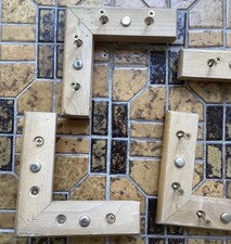 Furniture Replacement Sofa bed l shape feet is wooden & screws 