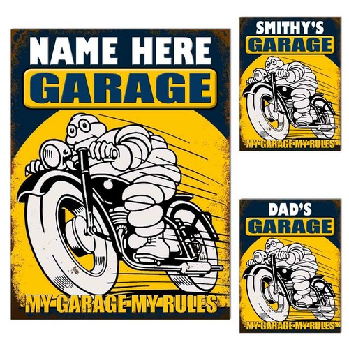 Metal personalised sign - metal, plaque