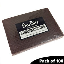 BarBits 100 Griddle Screens Grill Scourer Refills - BBQ Oven Cleaning Heavy Duty