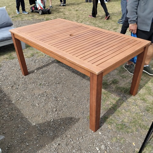 Large garden dining - dining, table