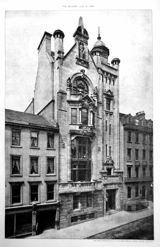 Antique old print glasgow - old,
