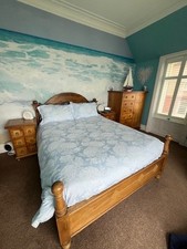 DORMA Blue Brocade Damask