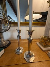 sterling silver candlesticks pair