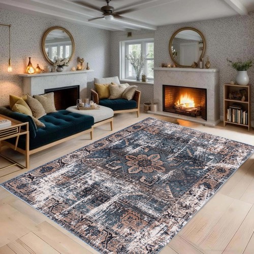 Floral rugs living room - living,