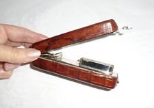 Vintage Croc Print Leather