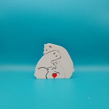 Polar Bear Puzzle Ornament