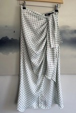 Zara Womens Mint Green Polka