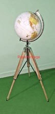 Floor World Globe With Wooden