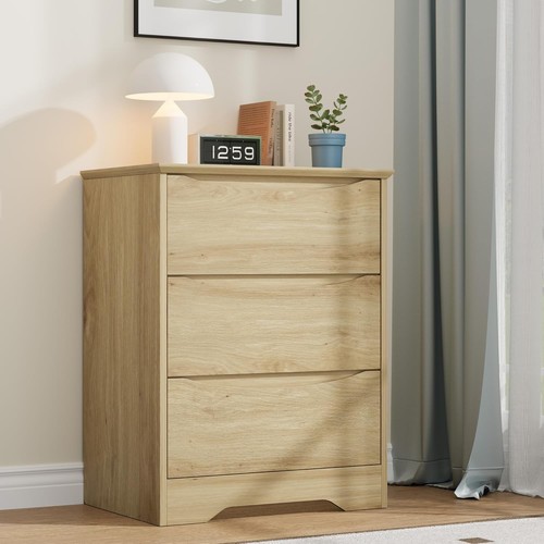 Wooden dresser with drawers - with, 3