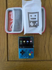 Miyoo Mini V4 Handheld Video Game Console - Transparent Blue