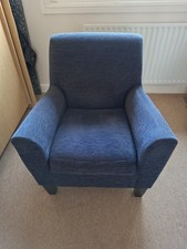 Next Armchair - Navy Textured