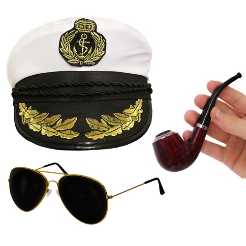 Sailor captain hat pipe - sailor,