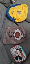 Disney Lunch Bag Plus 2 X Rucksack 