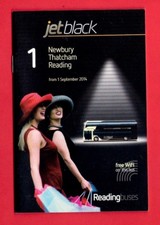 Bus Timetable - Reading Buses - Jet Black - 1: Newbury Thatcham Reading - 2014