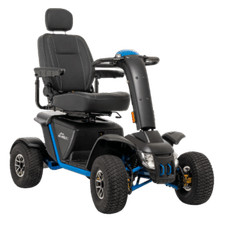 Pride Wrangler Off-Road Mobility Scooter - 30-Mile Range - True Blue