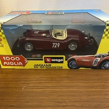 Burago 1:24 Jaguar XK120 Roadster (1948) 1000 Miglia Die-cast Model Boxed
