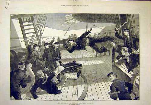 Original old antique print - original,