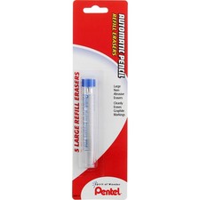 Pentel Large Refill Erasers, 5