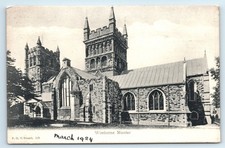 POSTCARD WIMBORNE MINSTER - F