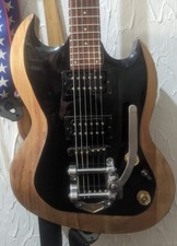 esp ltd guitar Viper black with shaped and oiled bevels-make me an offer