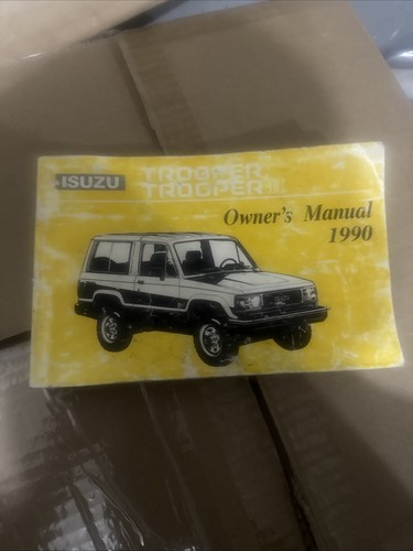1990 isuzu trooper - trooper, owners