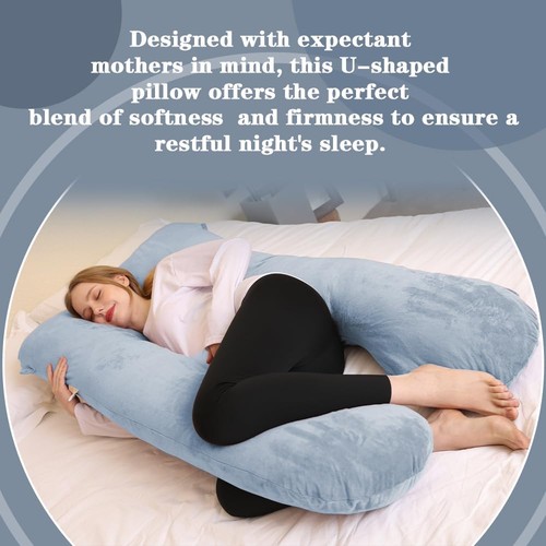 Shaped pregnancy pillow - 55",