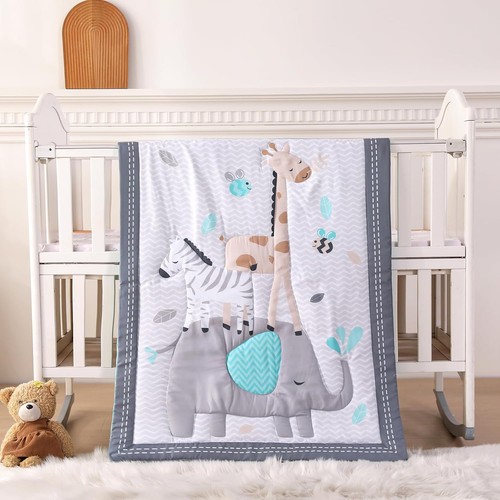 Mini crib bedding set boy - set, 3