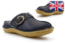 Womens Leather Sandals Clogs