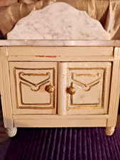 Antique Schneegas Marble topped Dollhouse 1/12 washbasin c.1800s