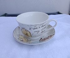 Queens Disney iconic moments Cup & saucer pooh tigger piglet & eeyore fine china