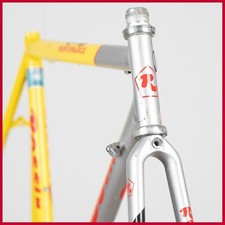 ROSSIN PERFORMANCE STEEL FRAME 90s VINTAGE ROAD COLUMBUS GENIUS OLD CARBON