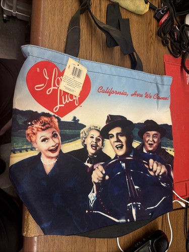 Love lucy tote purse and - love,