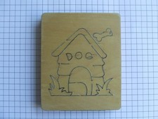 Wooden Die - Dog House & Bone