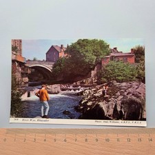 Vintage Postcard River Wye, Rhayader