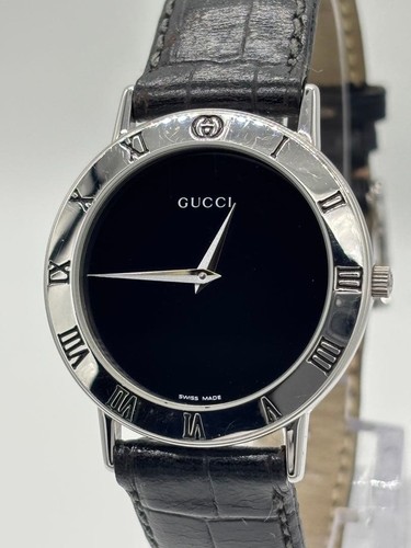 Gucci quartz silver mens watch - gucci,