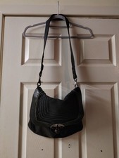 MIMCO Black Leather Ceossbody