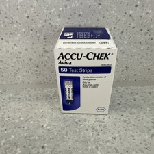 Accu-Chek Aviva Diabetic 50 Test Strips Expiry date 31/08/26