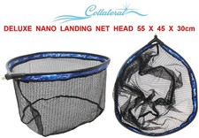 FLADEN COLLATERAL DELUXE LARGE BARBEL LANDING NET HEAD 55 X 45 X 30cm CARP TROUT