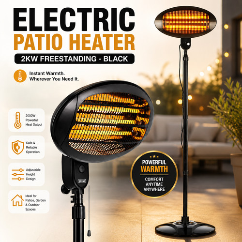 2kw electric patio heater - patio,