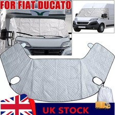 For Fiat Ducato Motorhome Thermal Windscreen Screen Cover Wrap Black Out Blinds