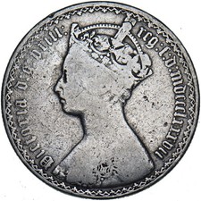 1887 gothic florin - 1887, victoria