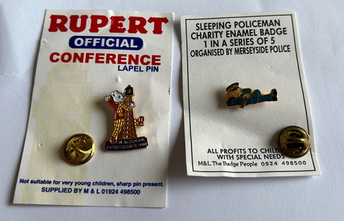 Police pin badge s rupert - police, badge's