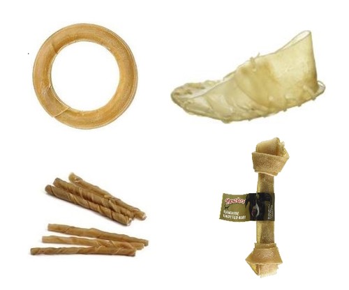 Howlers natural rawhide dog - rawhide,